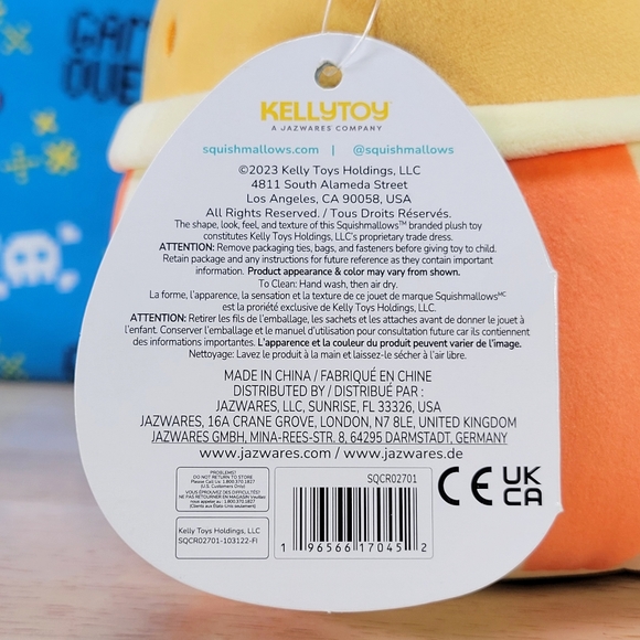 Squishmallow Nestor the Chicken Nugget 7" UltraSoft Foodie Squad Toy Plush NWT - Picture 6 of 6